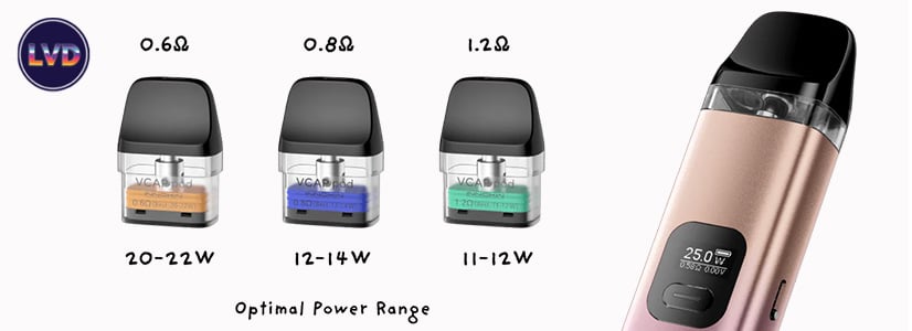 cartouches VCap du Kit Trine Innokin